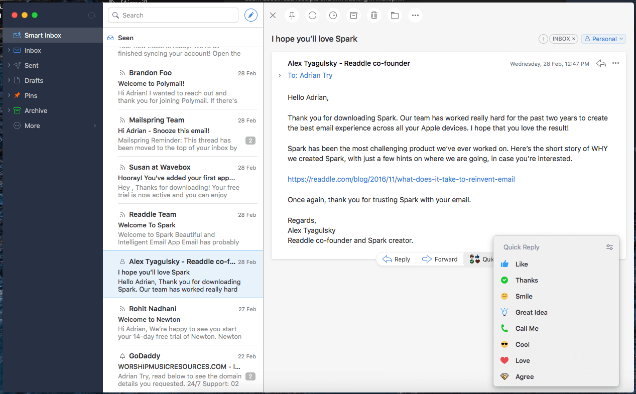 good email clients for mac